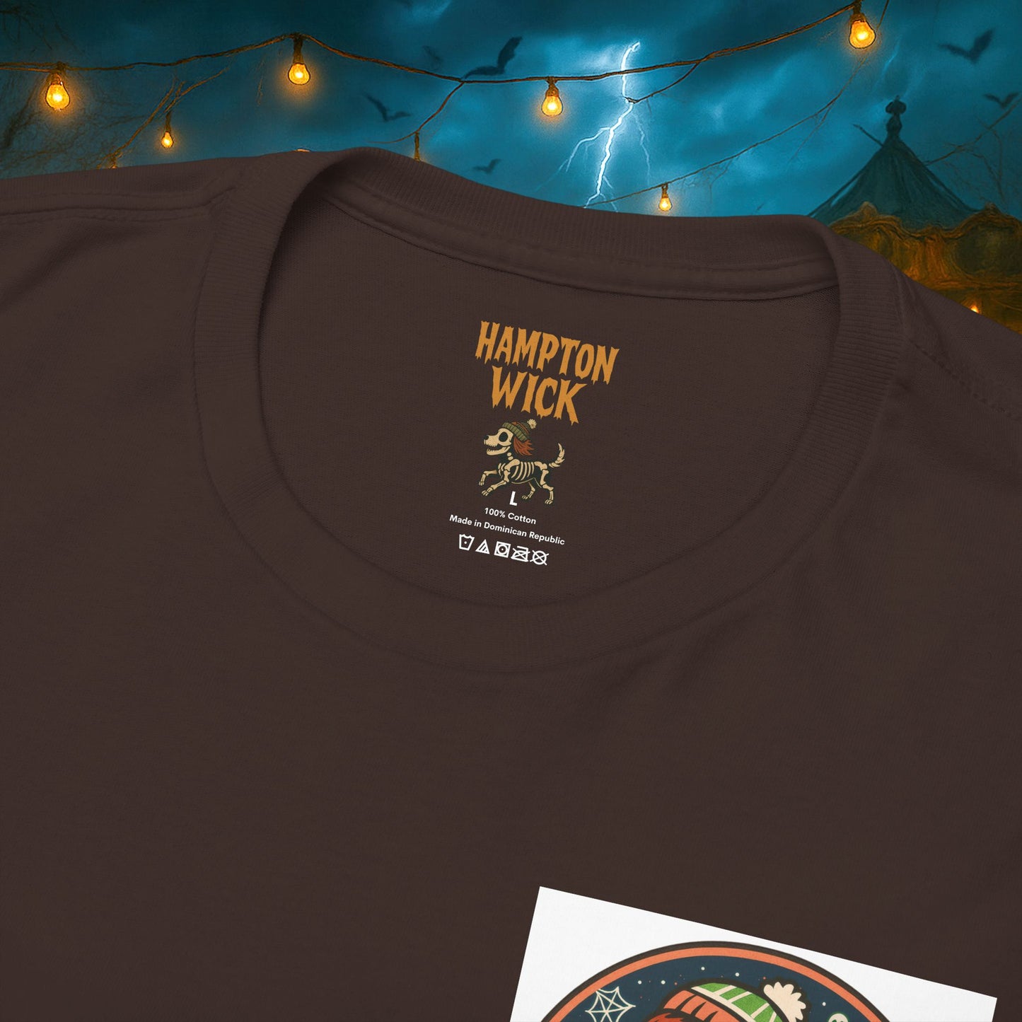 Happy Halloween 2025 T-Shirt – Vintage Horror Dog & Monster Design | Halloween Costume Party Shirt with Arm Design | Spooky Season Tee