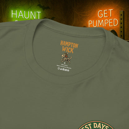 “You Don’t Need Brains Just Gains” Halloween Shirt – Frankenstein & Skeleton Gym Graphic Tee with Arm Design | Funny Spooky Season Costume T-Shirt
