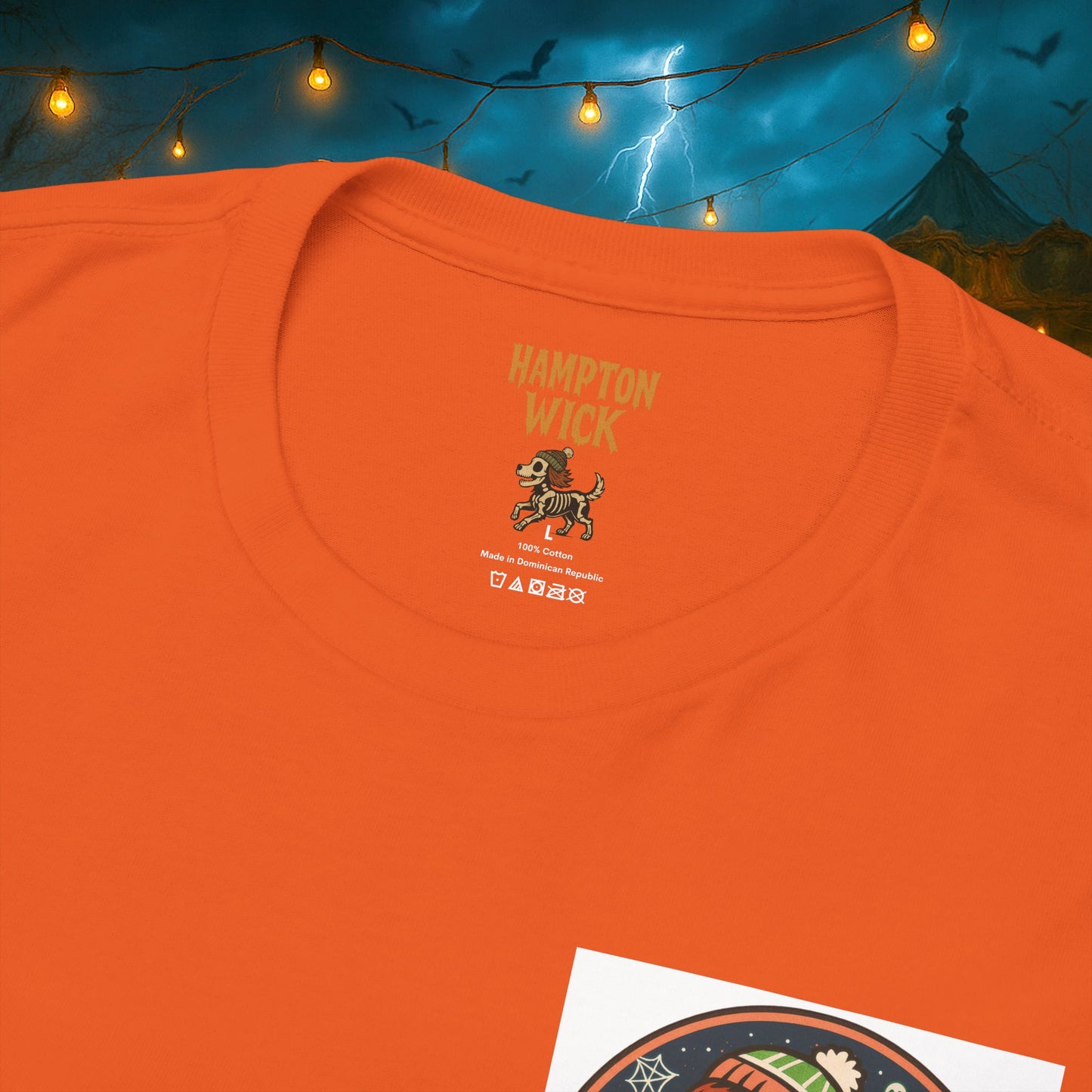 Happy Halloween 2025 T-Shirt – Vintage Horror Dog & Monster Design | Halloween Costume Party Shirt with Arm Design | Spooky Season Tee