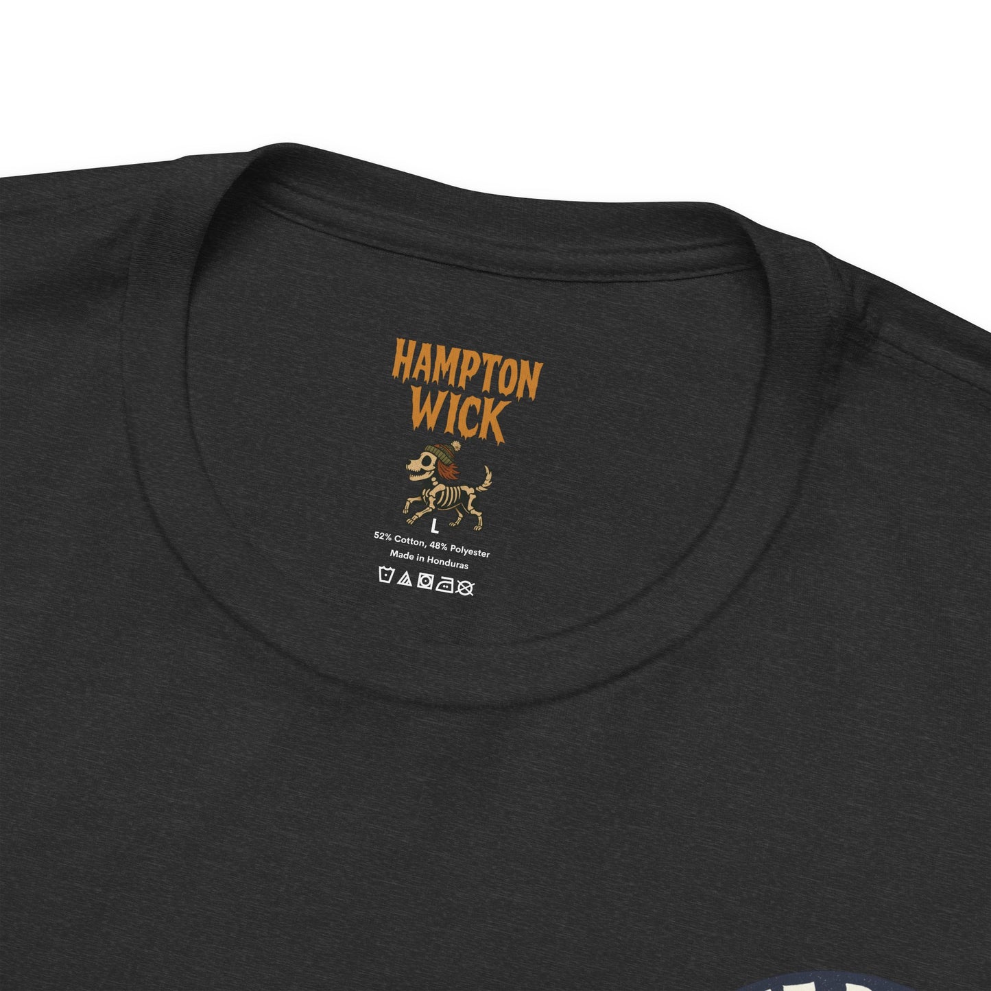 Halloween Shirt with Haunted Library Design & Arm Graphic – Spooky Season Costume Tee for Halloween Party, Men & Women