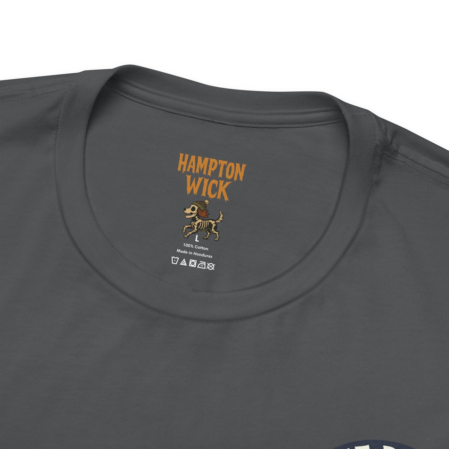 Halloween Shirt with Haunted Library Design & Arm Graphic – Spooky Season Costume Tee for Halloween Party, Men & Women